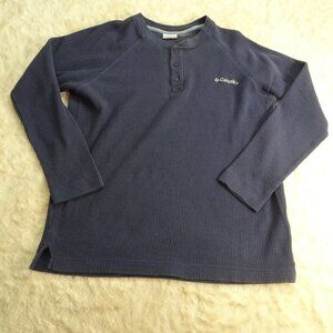 Columbia Blue Omni-Wick L/S Thermal Shirt Large